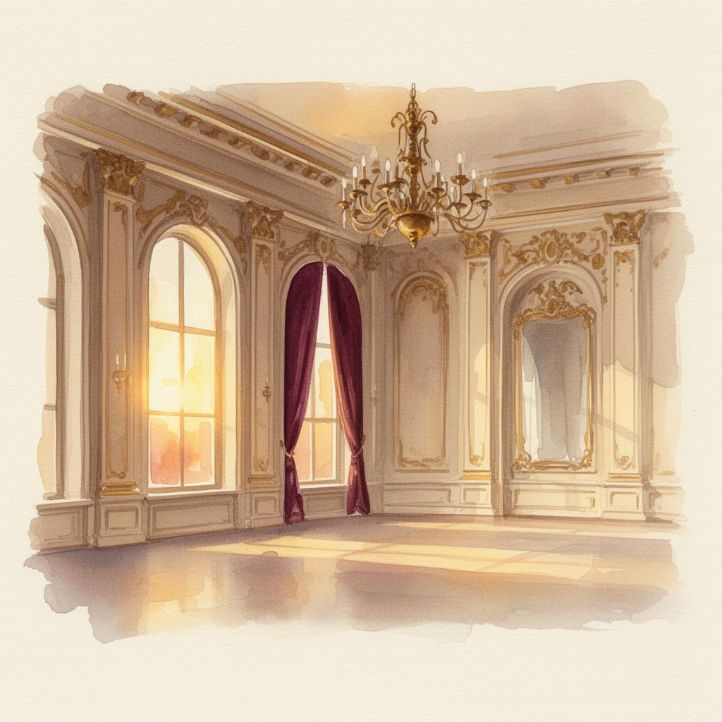 Historic ballroom interior